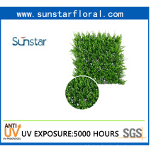 Plastic PE Fern Artificial Plant and Eucalyptus Mixed Grass Mat for Decoration (50964)